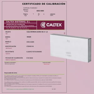 Calibración de Bloque Patrón