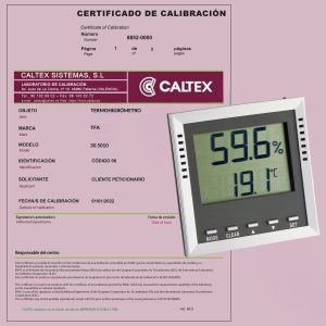 Calibración de Termohigrómetro