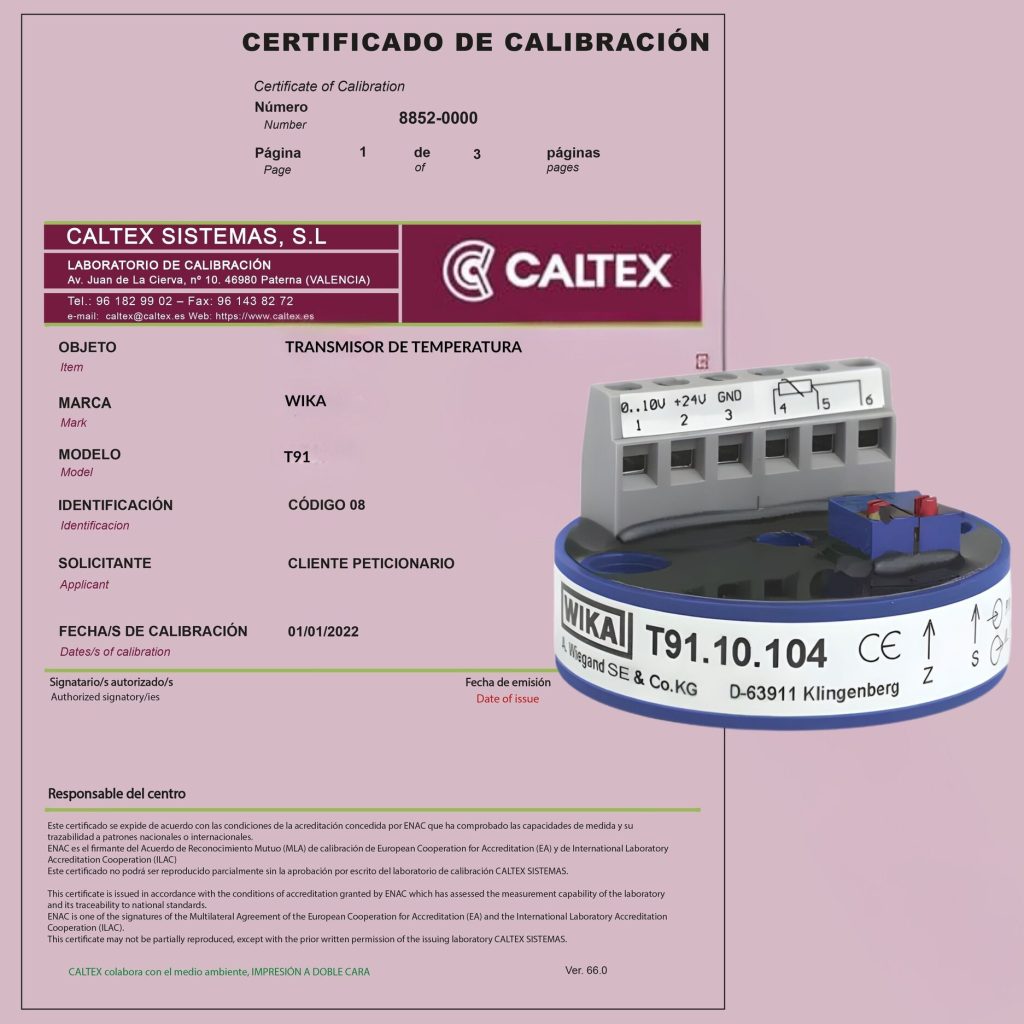 Calibración de Transmisores de Temperatura