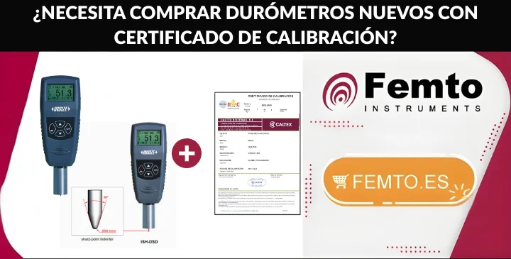 Durómetros nuevos con certificado de calibración de Caltex, a la venta en Femto Instruments